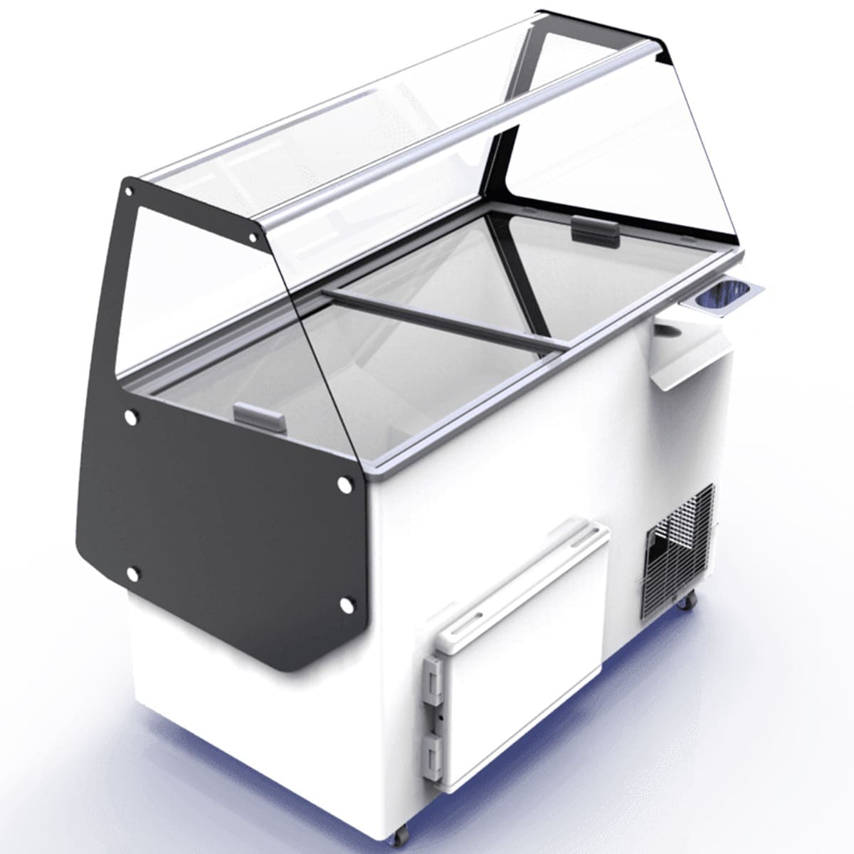 CRYSTAL 540L Athena Ice Cream Display - Image 2