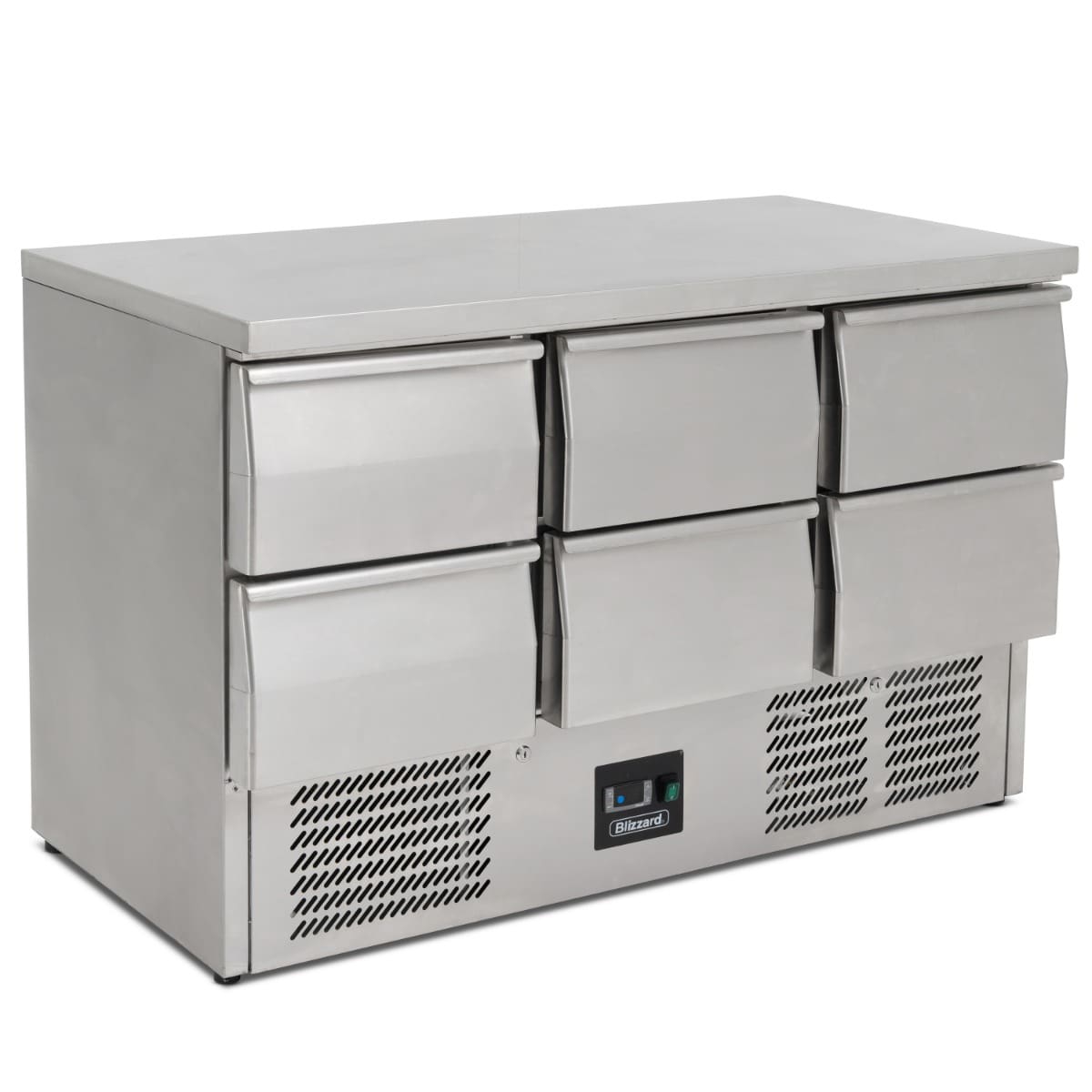 BLIZZARD Compact Six Drawer Counter Refrigerator