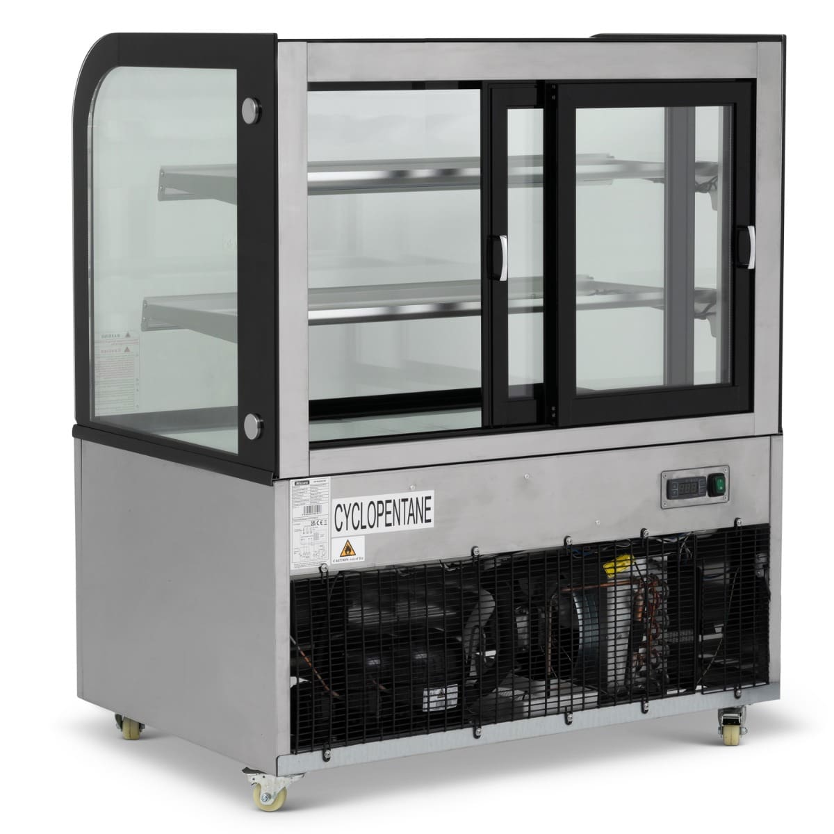 BLIZZARD 1.2m Curved Glass Low Height Merchandiser - Image 4