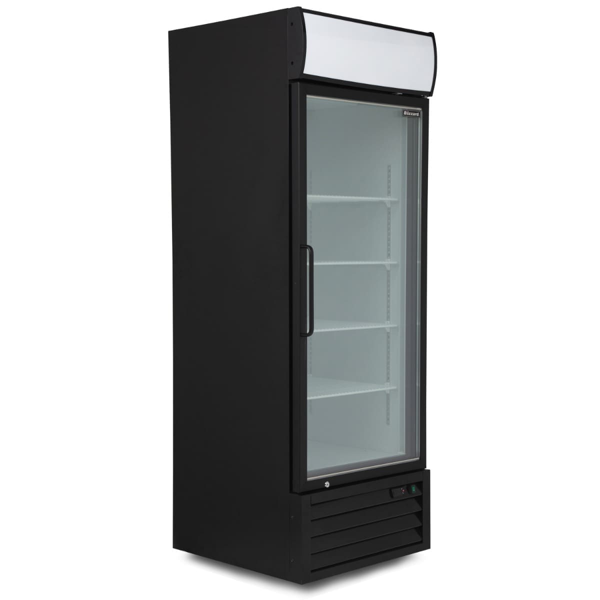 BLIZZARD Single Hinged Glass Door Freezer Display Merchandiser