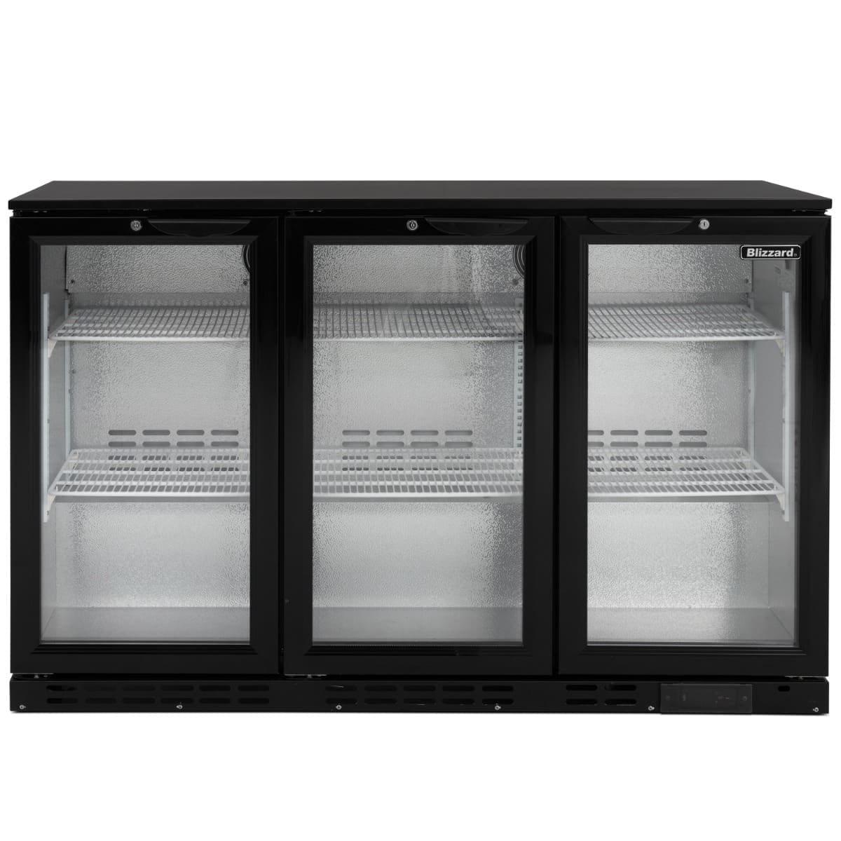 BLIZZARD Low Height Triple Hinged Glass Door Bottle Cooler - Image 2