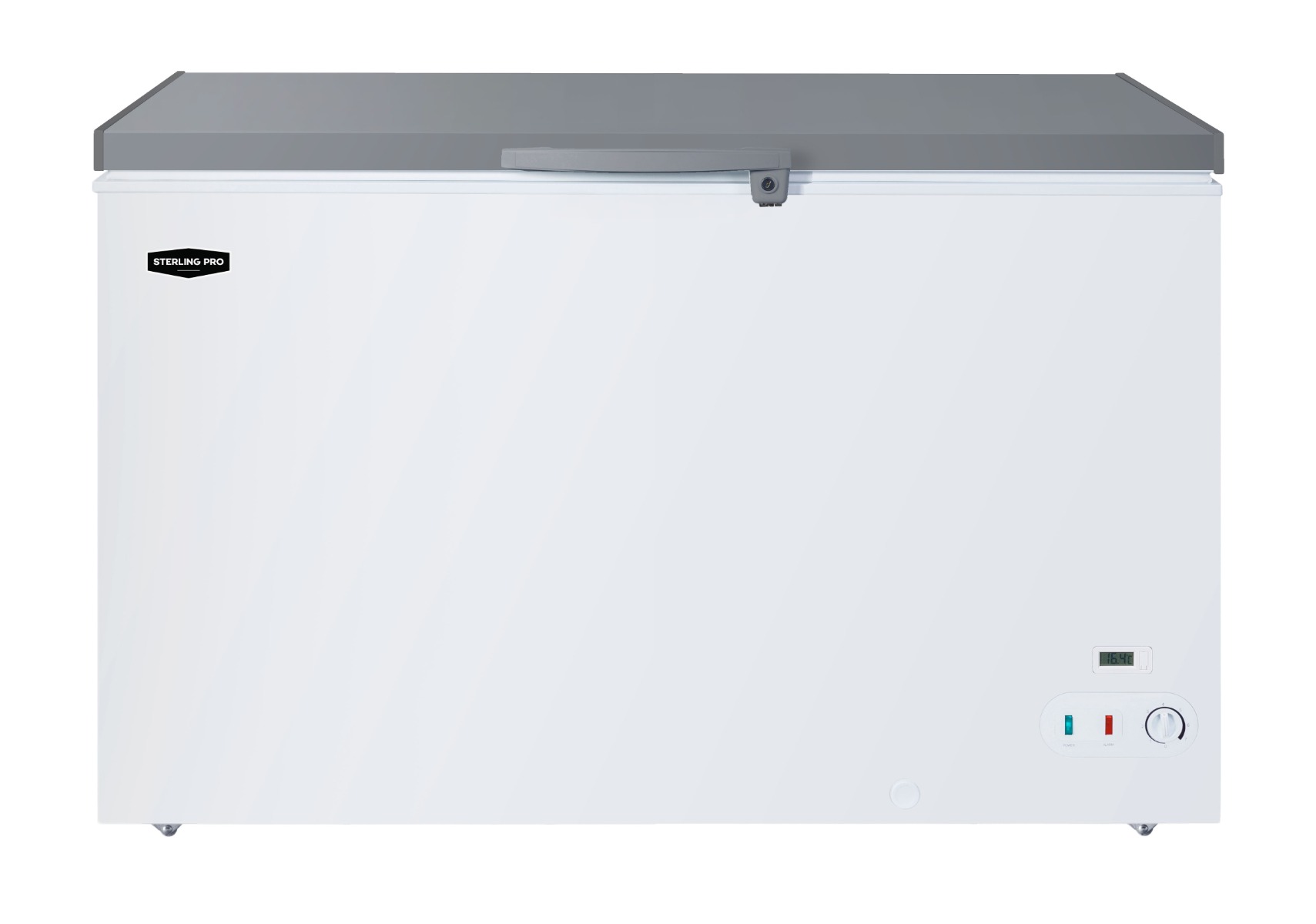 Sterling Pro Cobus SP350CFSS Stainless Steel Lid Chest Freezer, 350 Litres