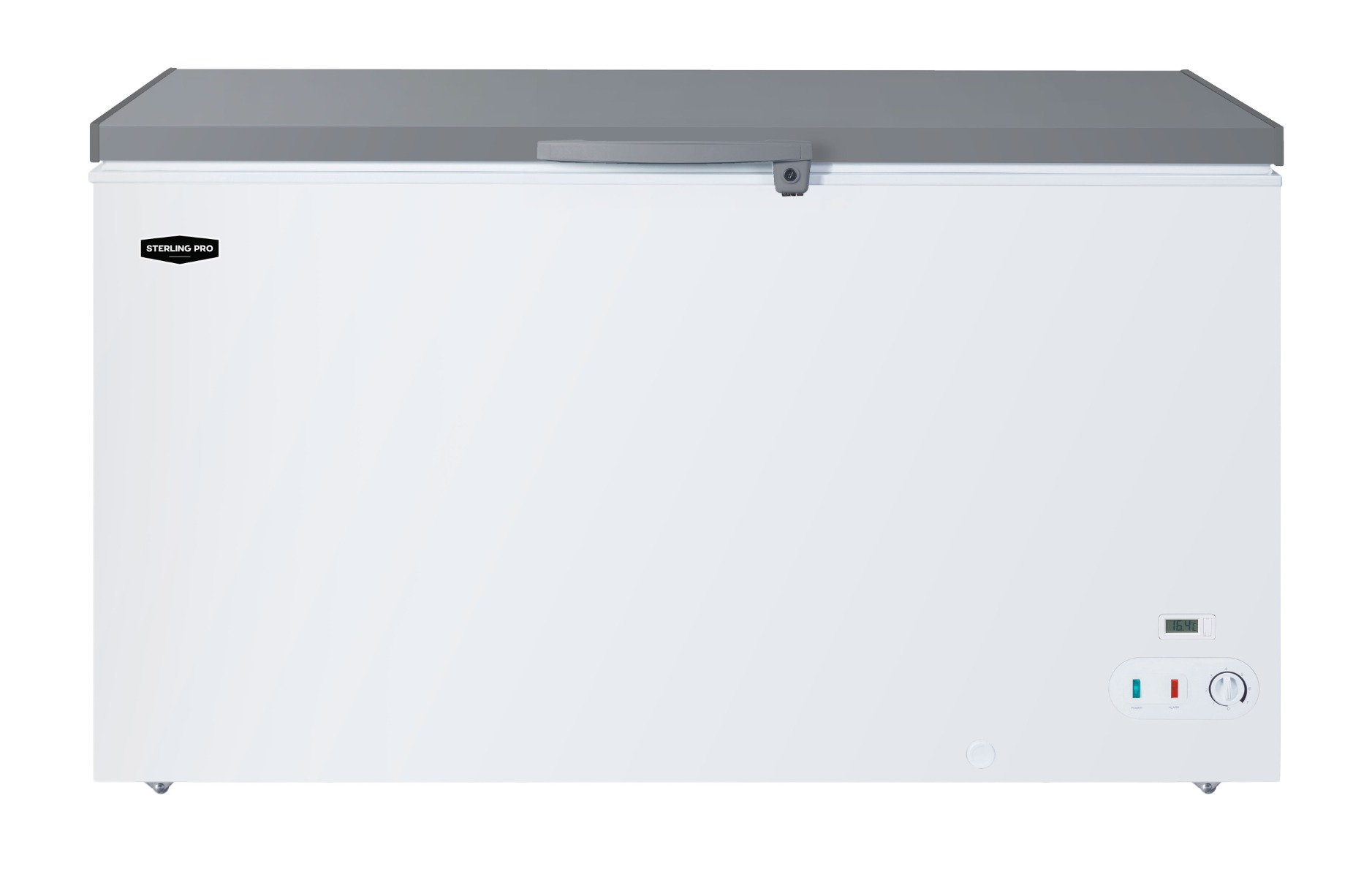 Sterling Pro Cobus SP450CFSS Stainless Steel Lid Chest Freezer, 450 Litres