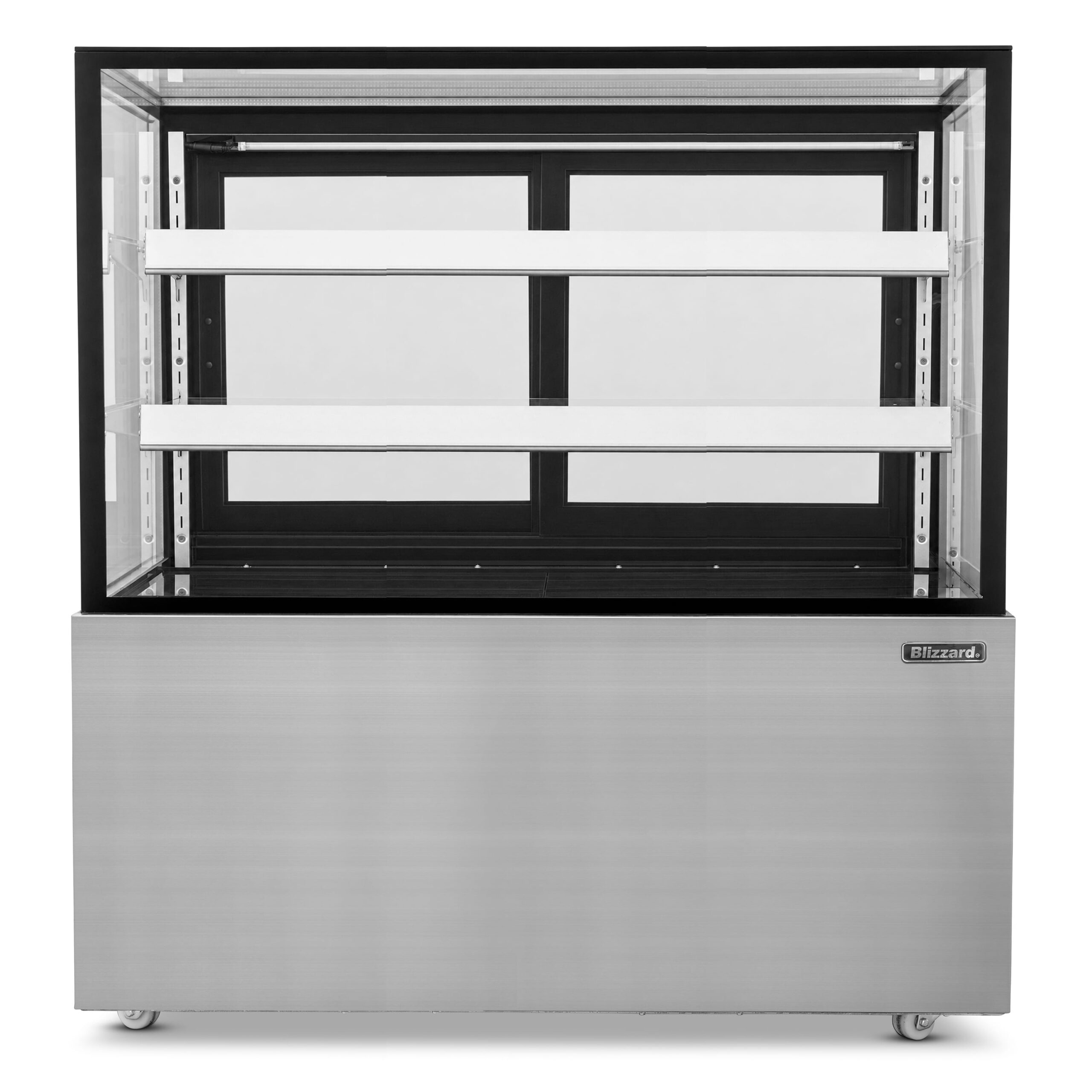 BLIZZARD 1.5m Double Tier Refrigerated Flat Glass Display Unit - Image 2