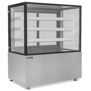 BLIZZARD 1.5m Triple Tier Refrigerated Flat Glass Display Unit