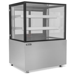 BLIZZARD 92cm Double Tier Refrigerated Flat Glass Display Unit