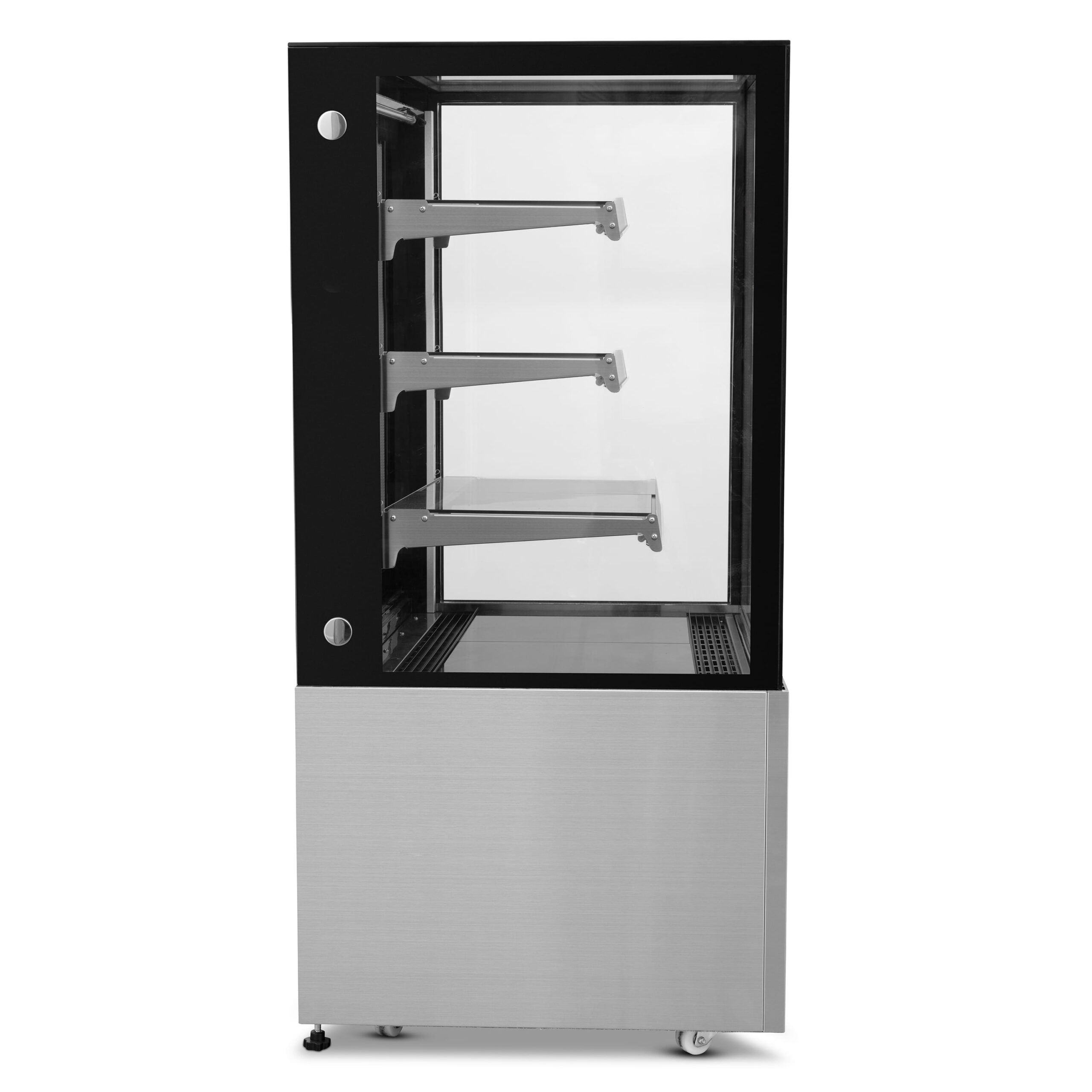 BLIZZARD 92cm Triple Tier Refrigerated Flat Glass Display Unit - Image 3