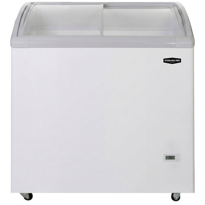 Sterling Pro SP251GC Cobus Sliding Lid Display Chest Freezer, 215 Litres